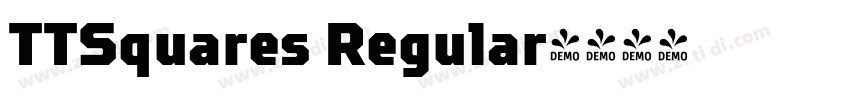 TTSquares Regular字体转换